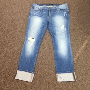 Roll cuffed jeans